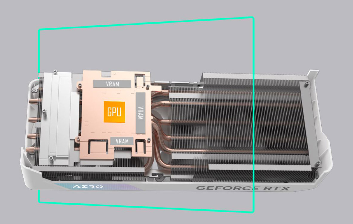 GIGABYTE GeForce RTX 4070 Ti SUPER AERO OC 16G Graphics Card, 3x